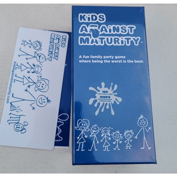 Kids Against Maturity A Fun Party Card Game for Kids and Families NEW & SEALED - Picture 1 of 3
